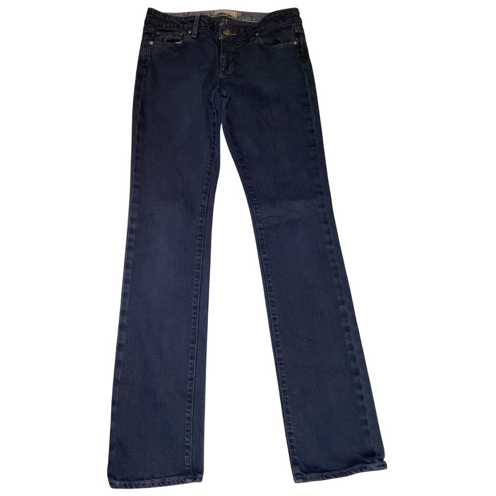 Paige Laurel Canyon Bootcut Jean. Black Overdye. Size 29